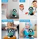preview thumbnail 3 of 4, DolliBu Large Penguin Sparkle Eyes Doctor Plush with Uniform and Cap - 8 inches