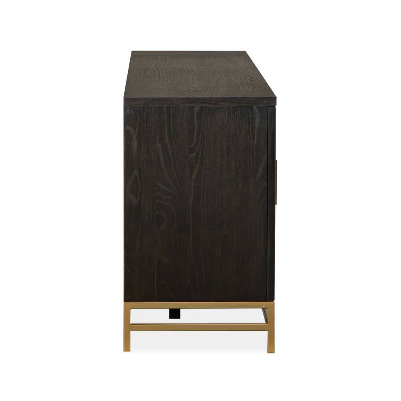 Magnussen Home Lindon Coffee Bean Dark Large Console - 84"W x 17"D x 29"H