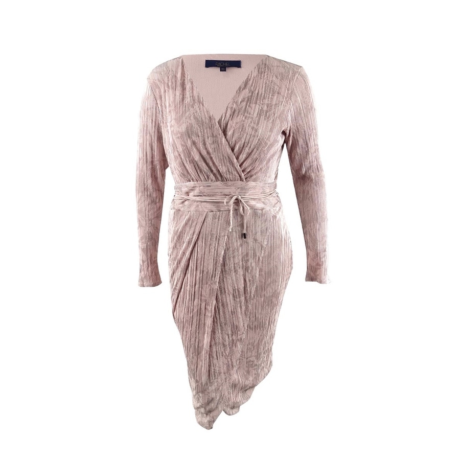 rachel roy faux wrap dress