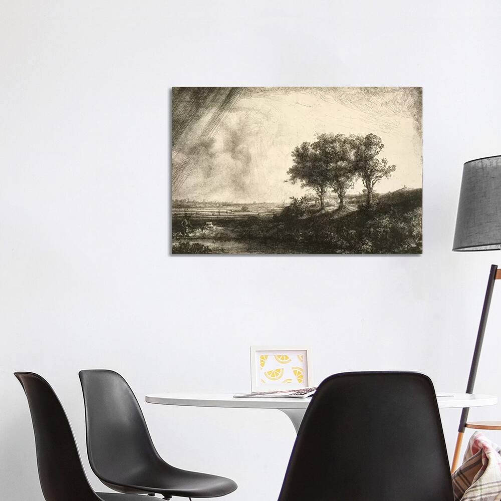 iCanvas "The Three Trees" by Rembrandt van Rijn Canvas Print