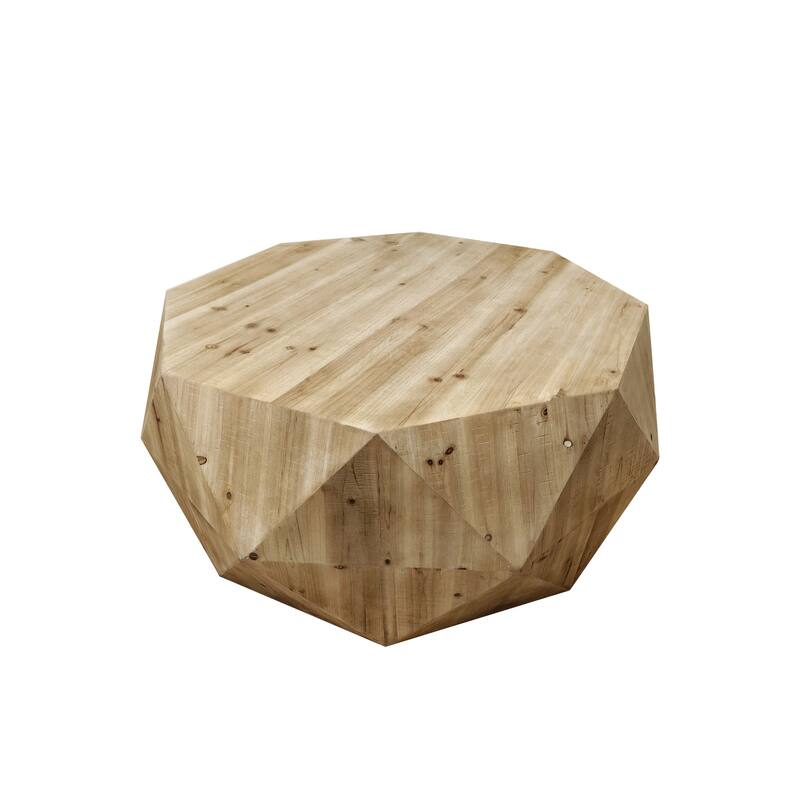 Three-dimensional Embossed Pattern Design American Retro Style Coffee Table