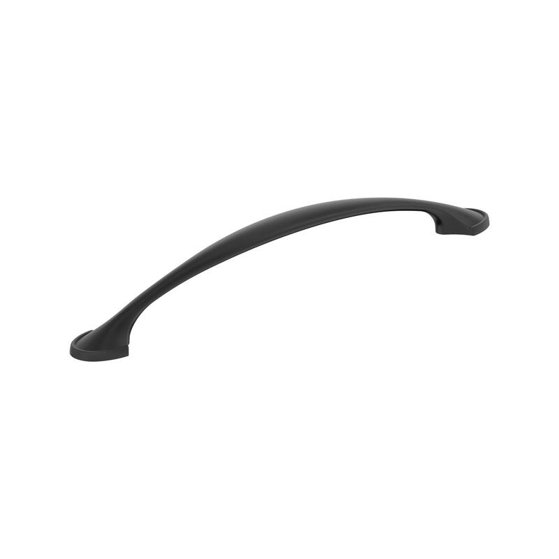 Miseno MCPTP4631 Whitewood 6-5/16" Center to Center Arch Cabinet Pull - Matte Black