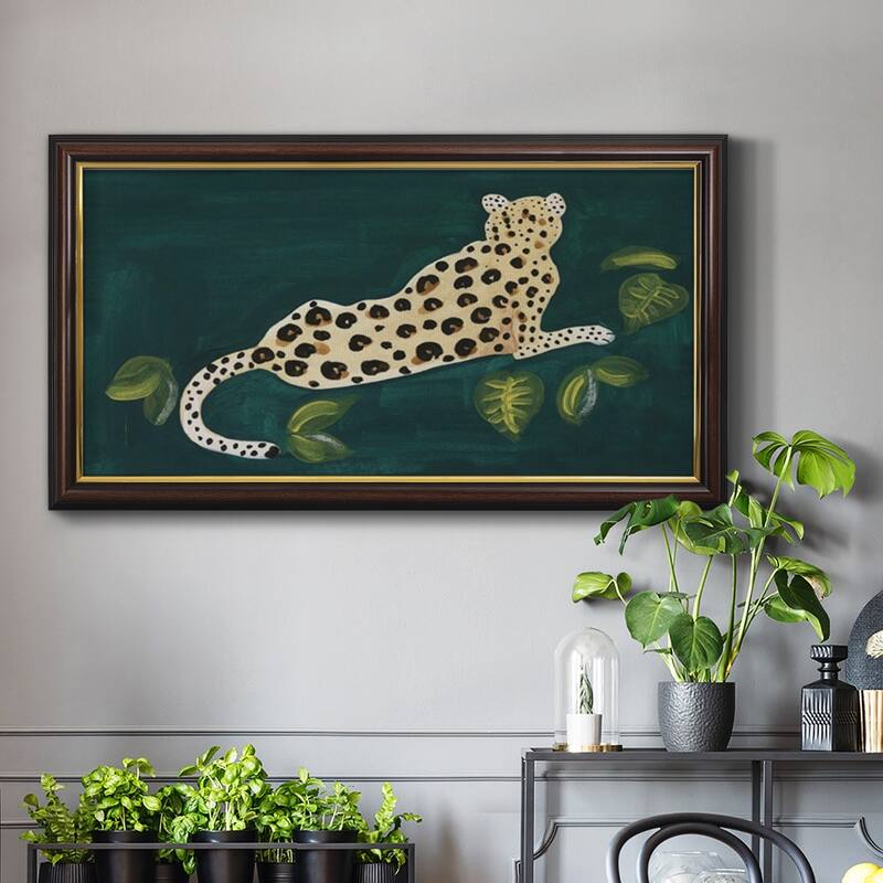 Lethargic Leopard I Premium Framed Canvas- Ready to Hang