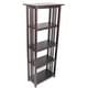 preview thumbnail 7 of 10, Boutwell Classic Mission 4-shelf 60-inch H Bookcase
