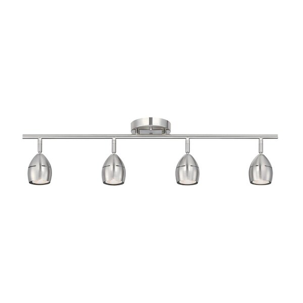 Westinghouse Lighting Borgata Four Light LED Track Light Kit Brushed Nickel Finish Brushed Nickel 4 Light On Sale Bed Bath Beyond 36911447