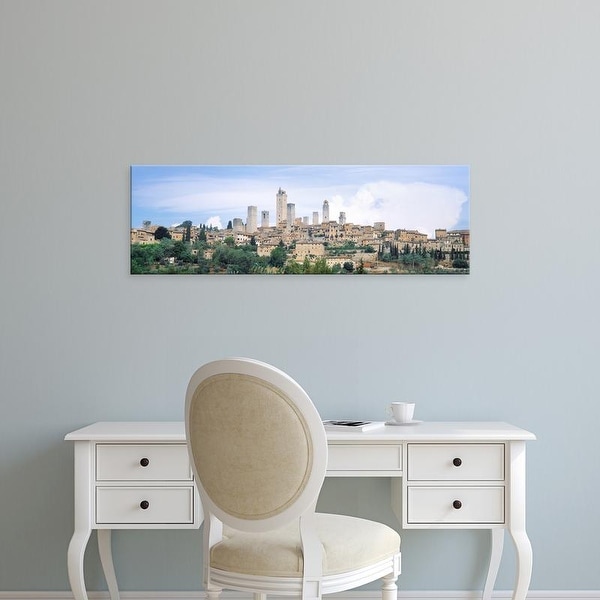 Easy Art Prints Panoramic Images's 'San Gimignano Italy' Premium Canvas Art