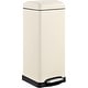 8-Gallon Step-Open Trash Can with Soft-Close Lid, Fingerprint Resistant ...