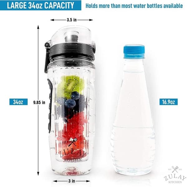 Tritan Fruit Infuser Water Bottle & Fruit Infuser Water Pitcher 