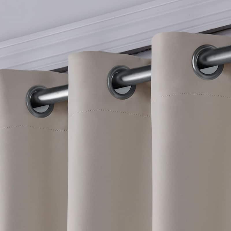 Porch & Den Boosalis Sateen Thermal Woven Blackout Patio Curtain Panel