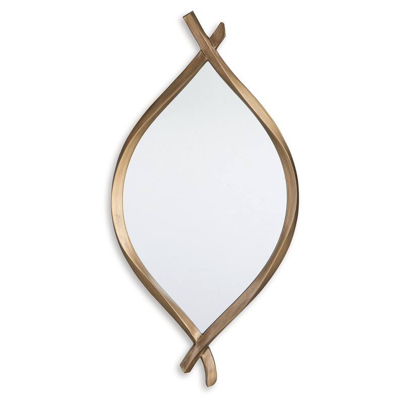 Signature Design by Ashley Bartner Gold Accent Mirror - 18.11" W x 1.25" D x 36.02" H