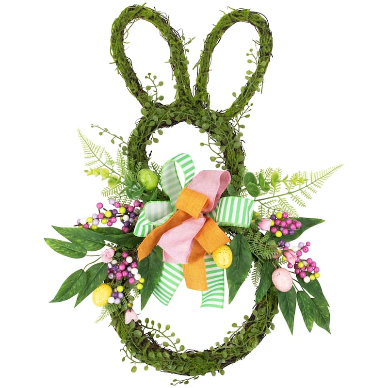 Twig and Vine Easter Bunny Artificial Wreath - 23"
