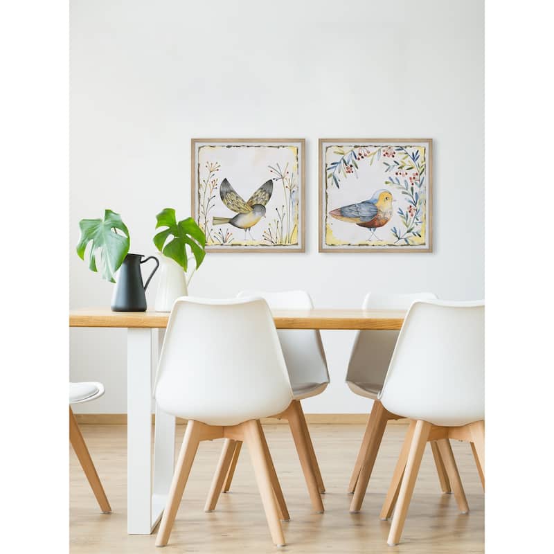Birds of Spring Diptych