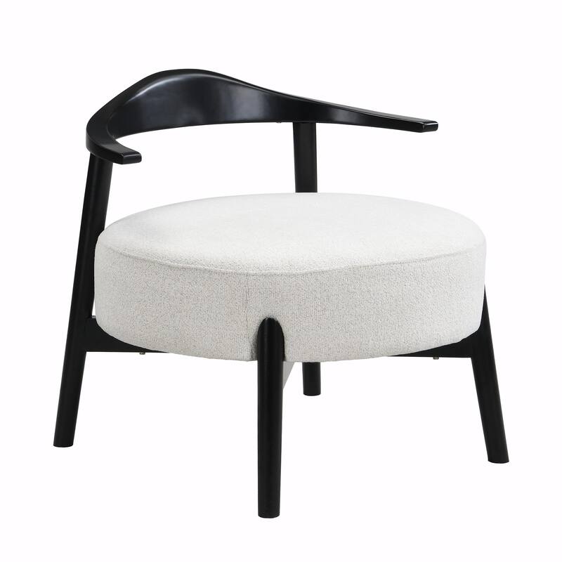 Modern Accent Chair - Natural Birch, All-Day Comfort