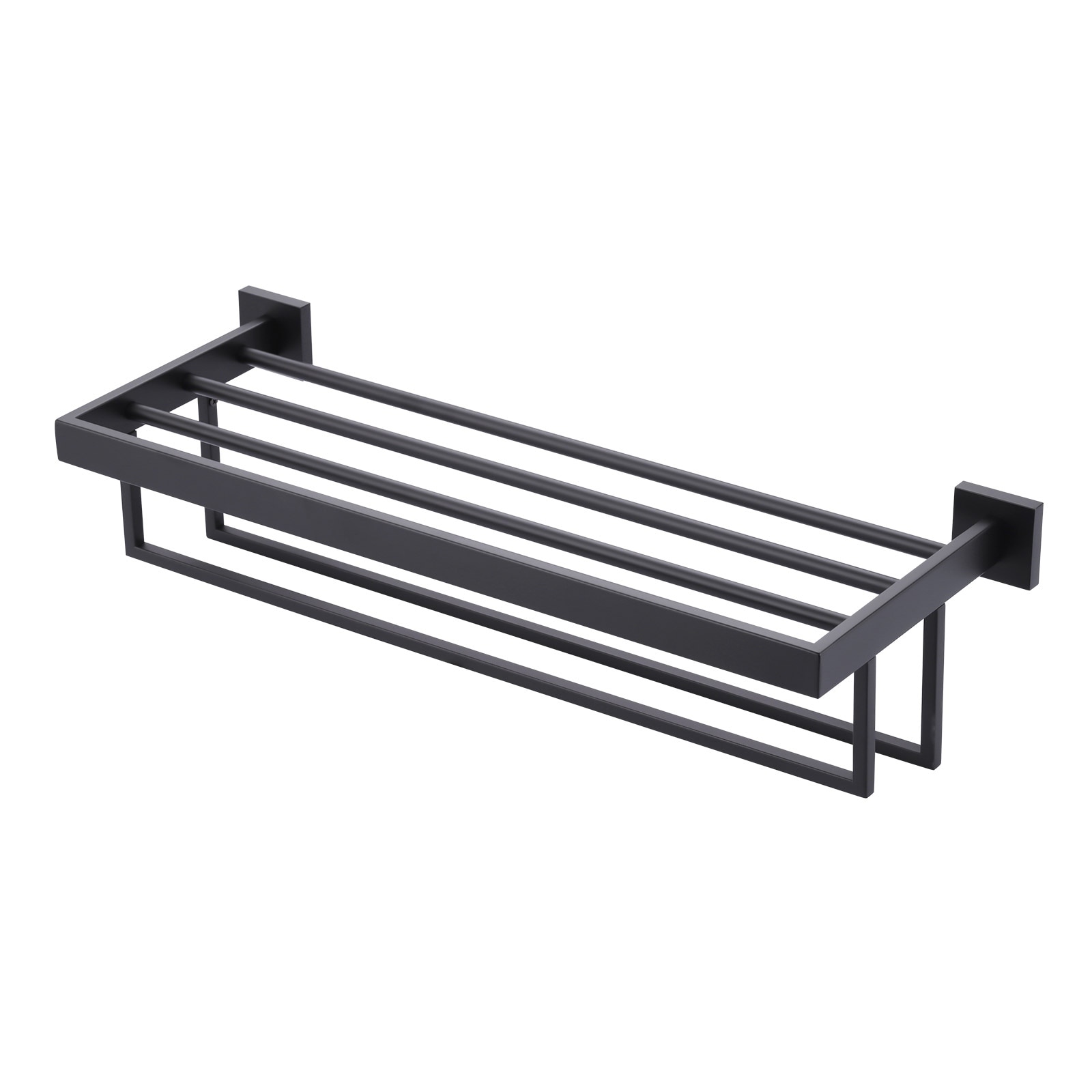 WOWOW 2-Tier Stainless Steel Bath Towel Rack