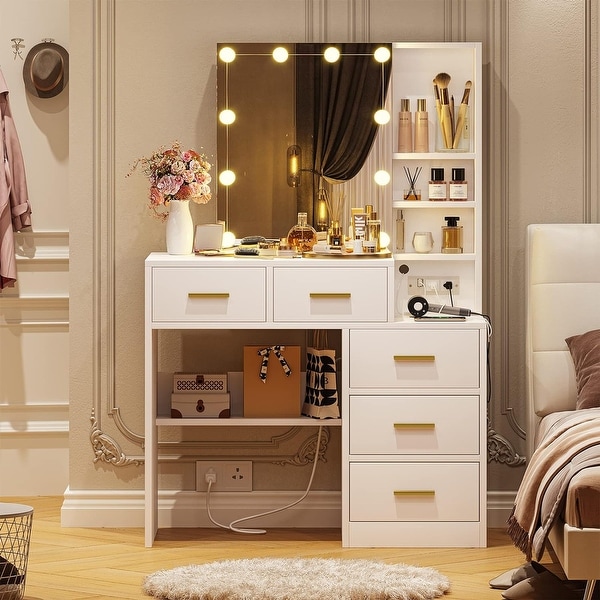 Sliding vanity light outlet