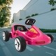 preview thumbnail 33 of 43, 12V Kids Ride-On Go Kart with LED Lights, Bluetooth Music, Pedal Control and Parental Remote Control, For 3-8 Years Old Rose Red
