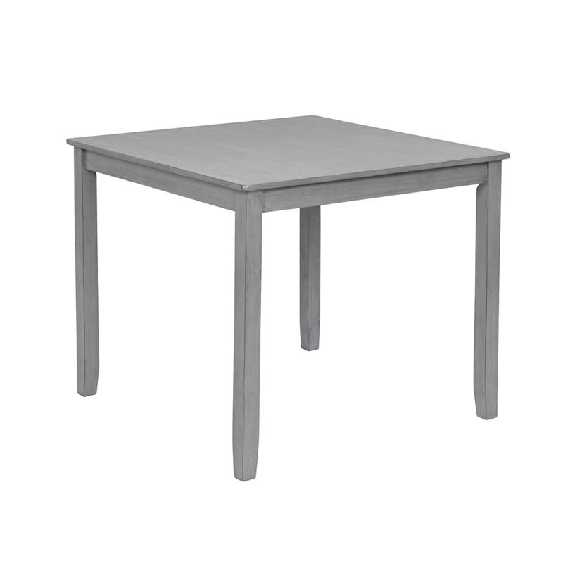 Wooden Dining Square Table, Kitchen Table for Small Space, 4 Person Dining Table