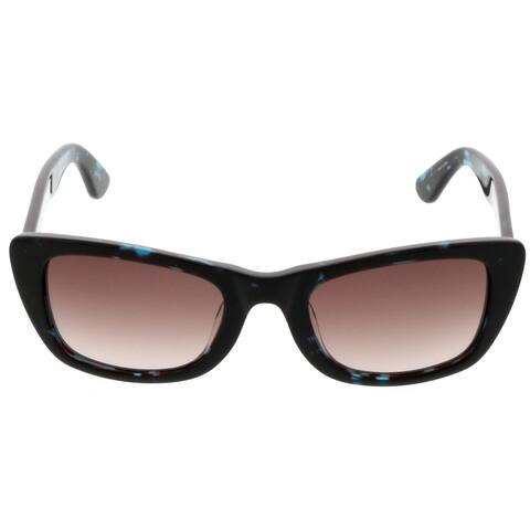 Just Cavalli JC 491S/S 56F Brown/Blue Tortoise Rectangle Sunglasses - 52-21-140