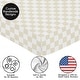 preview thumbnail 5 of 4, Sweet Jojo Designs Beige Gingham Checkered Plaid Boy, Girl, Unisex/Gender Neutral Fitted Crib Sheet Vintage Classic Geometric