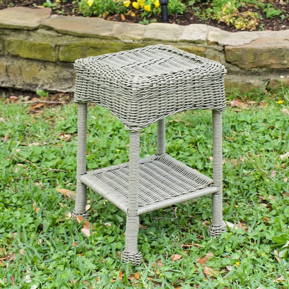 Chelsea Resin Wicker Side Table