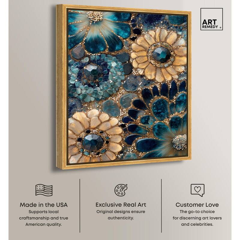 Opulent Geode III Canvas by Art Remedy