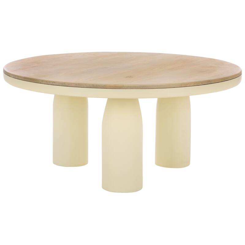 SAFAVIEH Couture Veronica Lacquer Coffee Table - 39"W x 39"D x 18"H