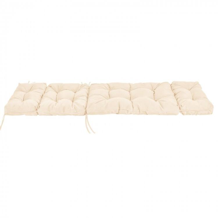 73" Comfortable Lounge Chair Cushion with Head Pillow and Waterproof for Outdoor or Indoor Use - 73'' x 22'' x 4'' (L x W x H)