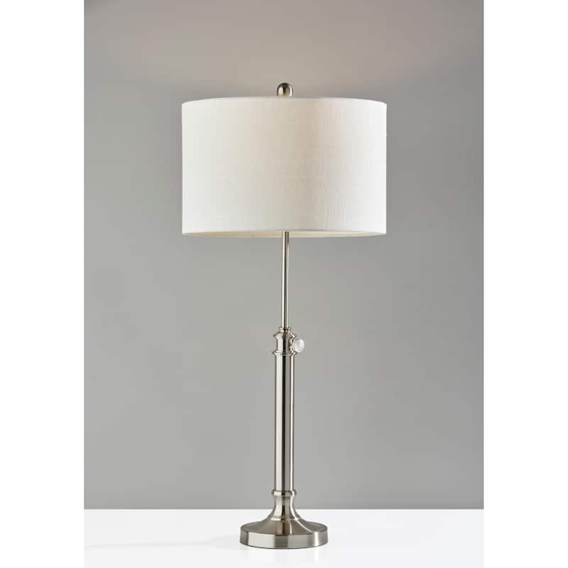 Adesso Antique Metal Barton Table Lamp