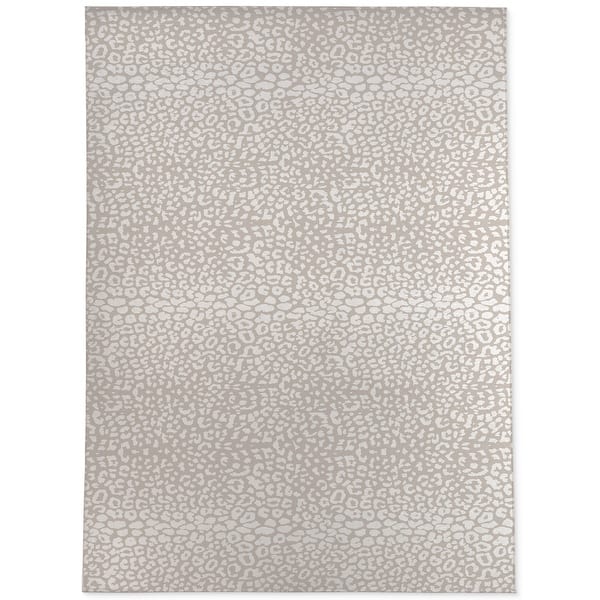 Cheetah Ivory On Taupe Area Rug By Kavka Designs Overstock 31960501