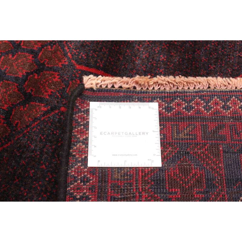 ECARPETGALLERY Hand-knotted Teimani Dark Navy Wool Rug - 2'11 x 5'0