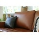 preview thumbnail 20 of 33, Abbyson Holloway Mid-century Top-grain Leather Sofa