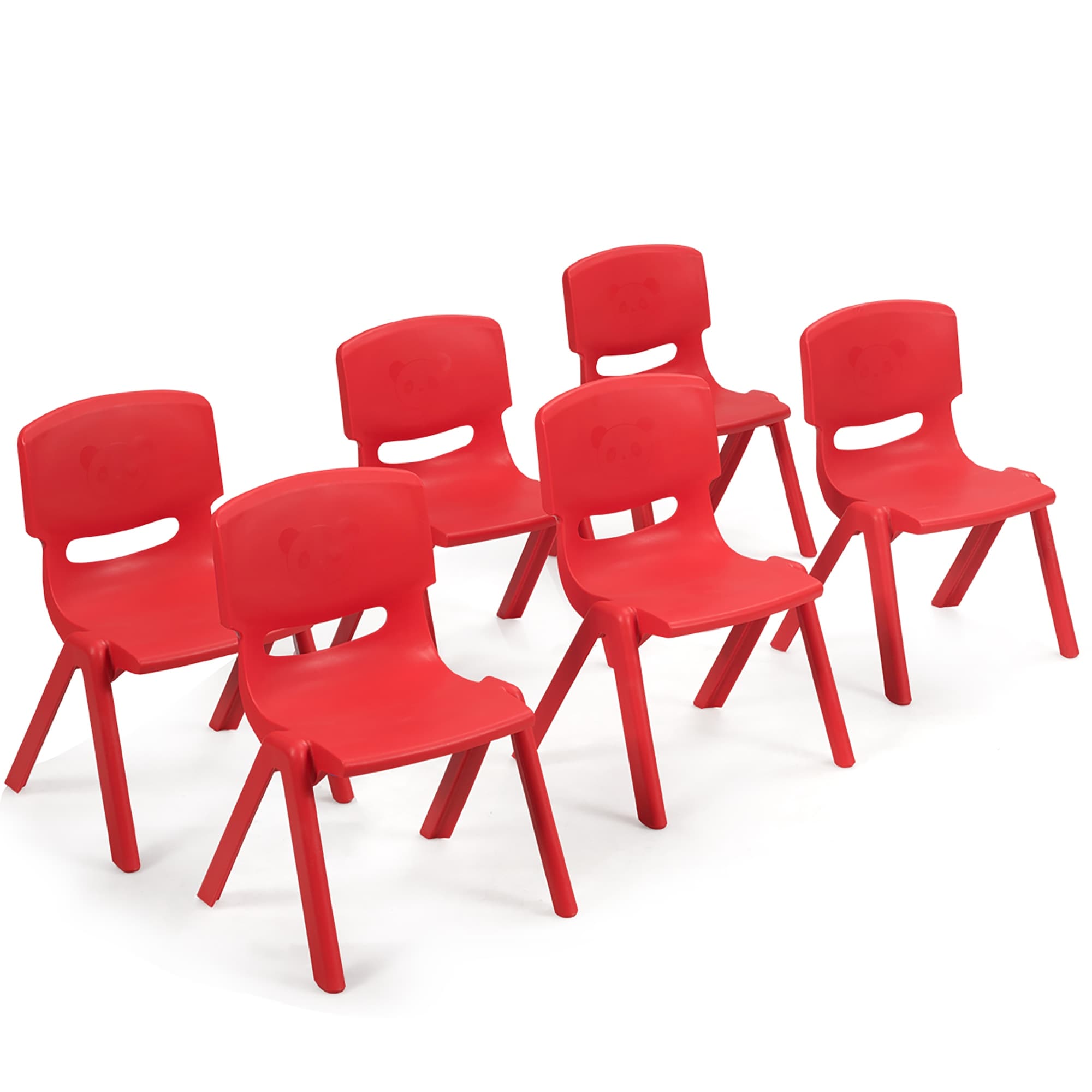Children's plastic shop stacking chairs