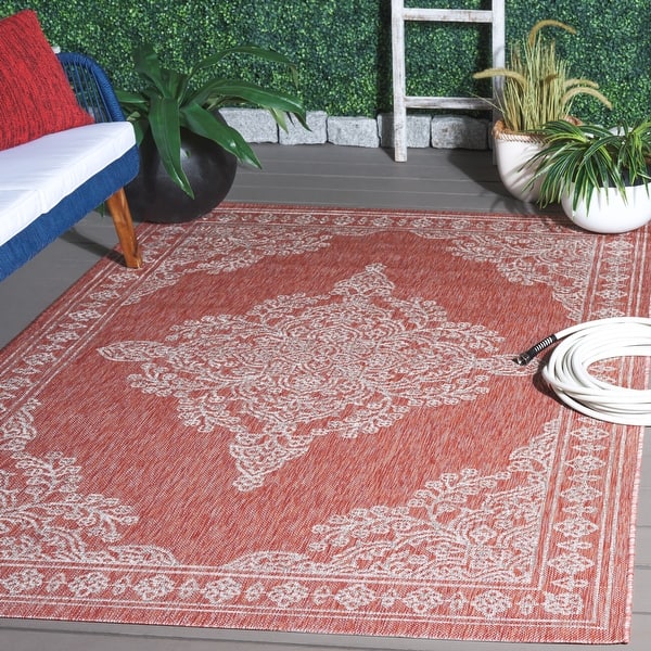 slide 2 of 9, SAFAVIEH Courtyard Babet Transitional Rug