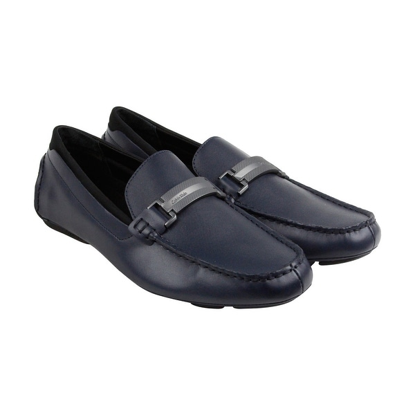 calvin klein blue loafers