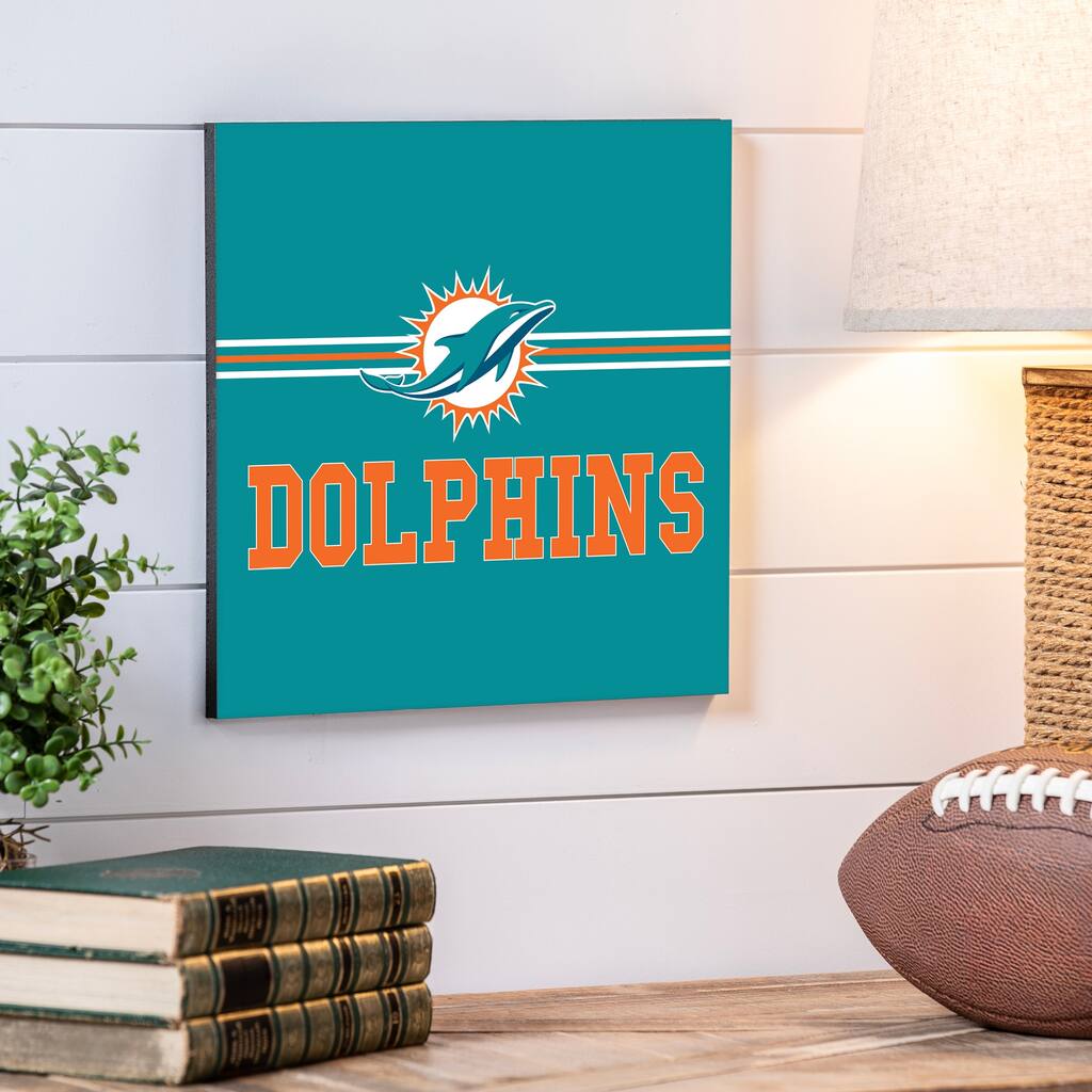 Miami Dolphins Foam Core Wall Decor