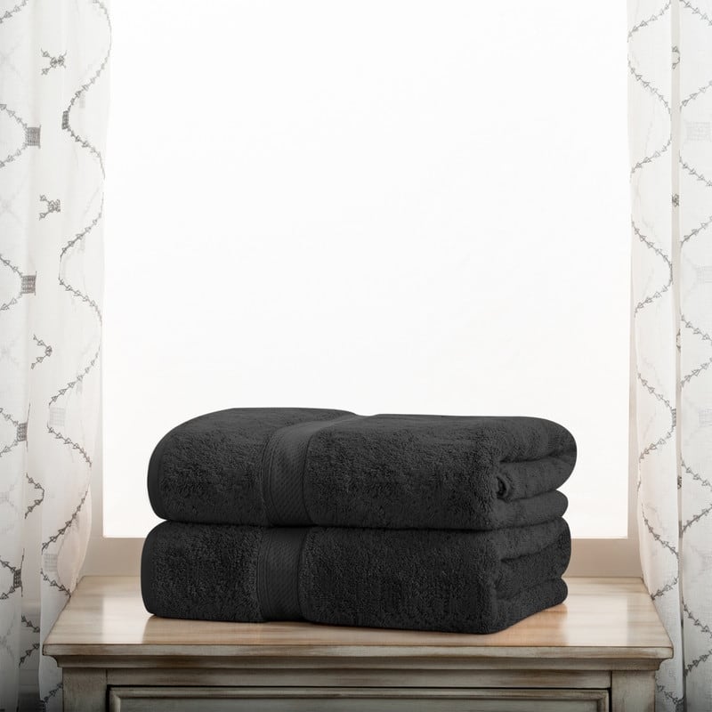Blue Nile Mills Egyptian Cotton Plush Heavyweight 750 GSM Absorbent Bath Towel Set
