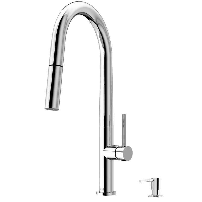 VIGO Greenwich Pull-Down Spray Kitchen Faucet