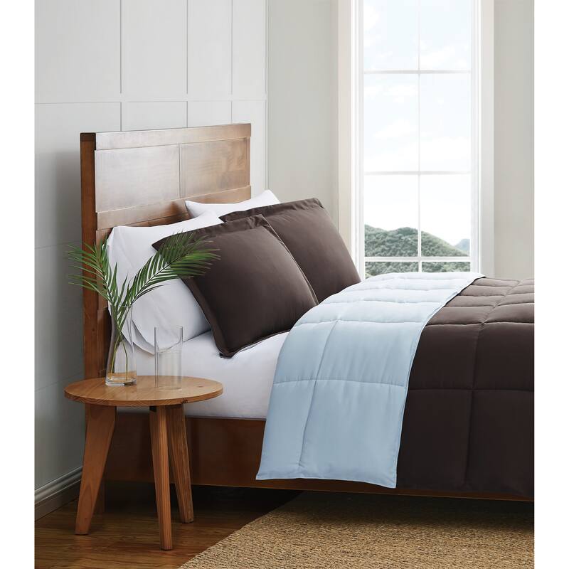 Truly Soft Everyday Reversible Down Alternative 3-Piece Comforter Set
