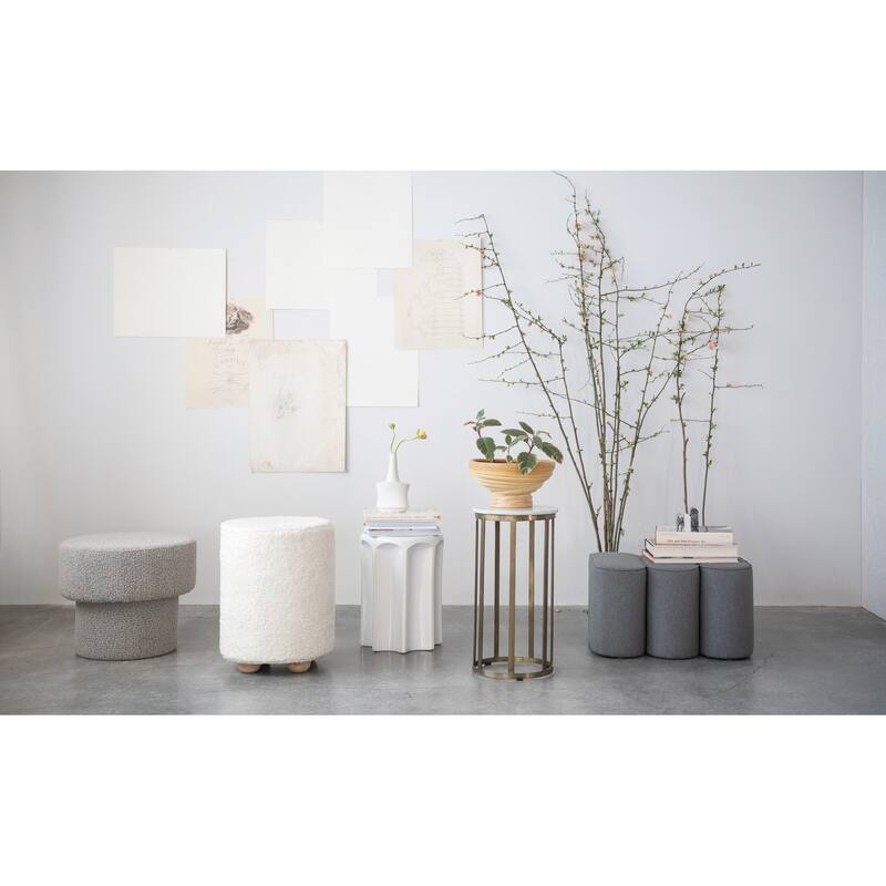 Stoneware Vase with Reactive Glaze