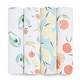 preview thumbnail 24 of 50, aden+anais essentials 4-Pack 100% Cotton Muslin Swaddle Blankets farm to table