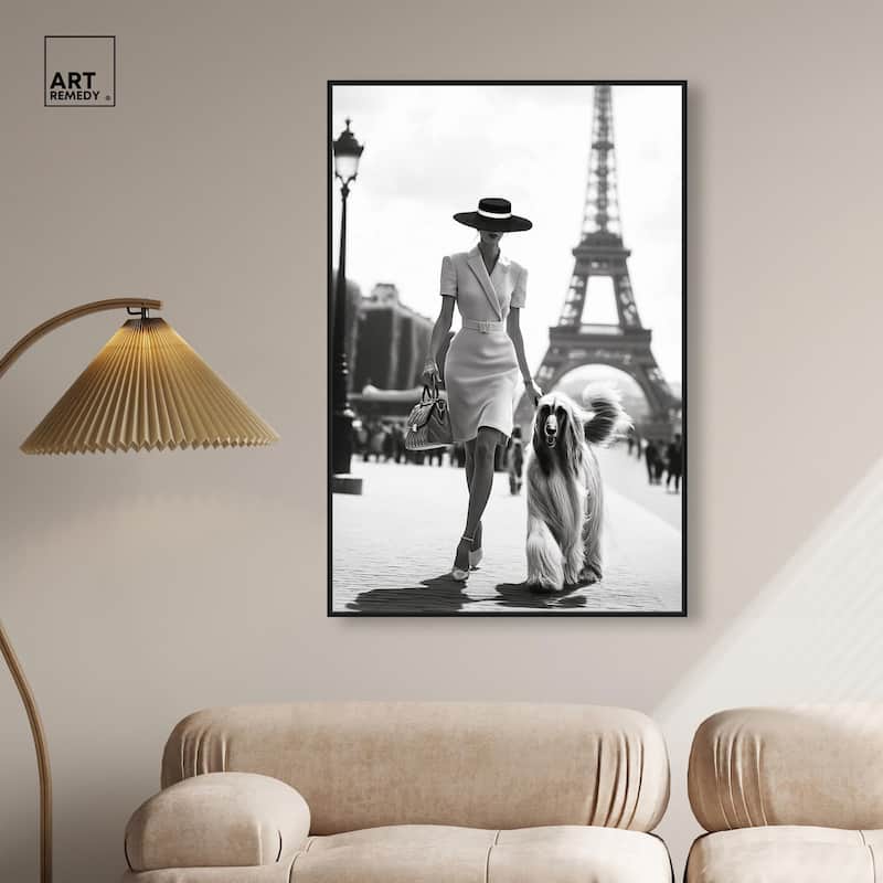 Fashionable Locks Noir Canvas by Art Remedy