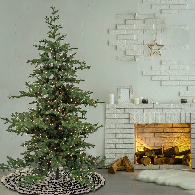 National Tree Company 7.5 ft. HGTV Home Collection Pre-Lit Decorator Tree - 7.5 Foot
