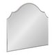 preview thumbnail 49 of 89, Kate and Laurel Leanna Framed Arch Wall Mirror 32x28 - Silver