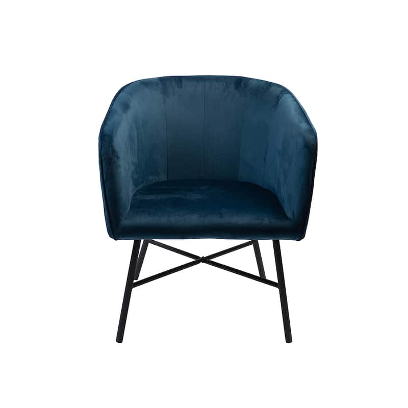 Porthos Home Belia Velvet Dining Chair, Rust-resistant Steel Legs - N/A