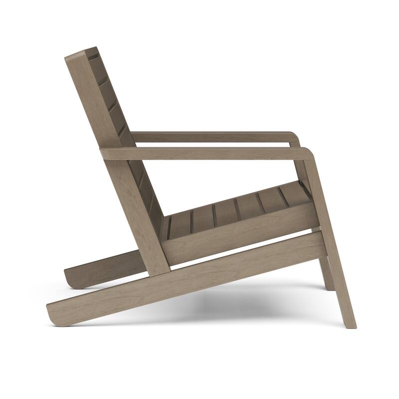 Homestyles Sustain Gray Wood Outdoor Lounge Chair
