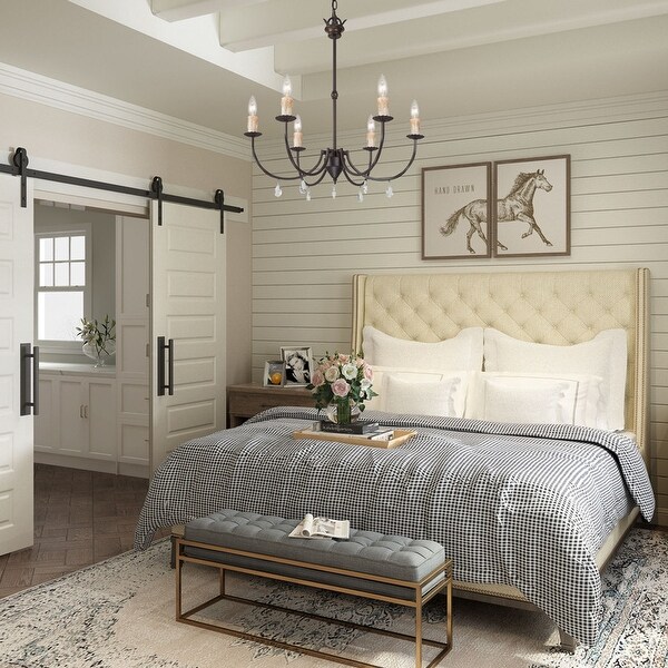 Bedroom sales farmhouse chandelier