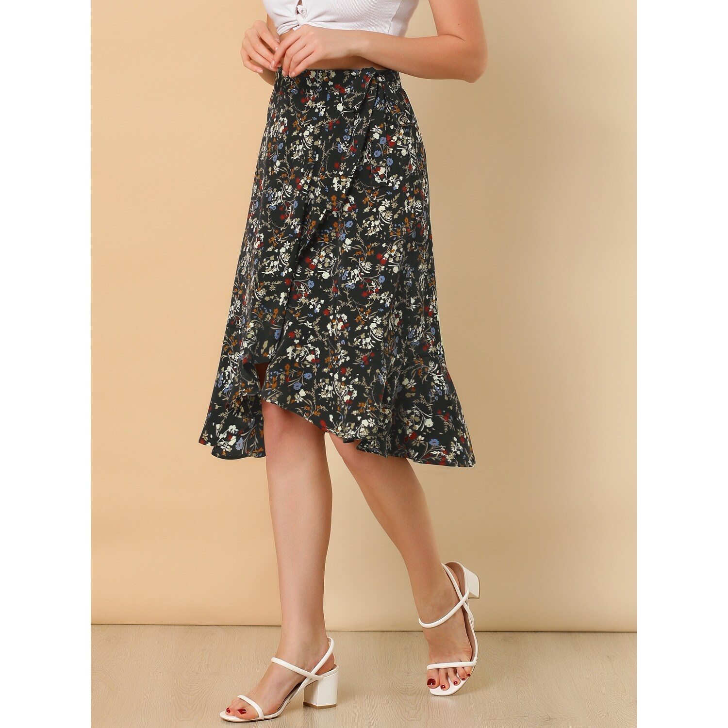 high low ruffle skirt pattern