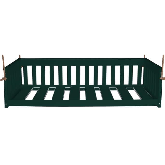 Poly Lumber Deep Seating Mission Swing with Rope - 75" - Turf Green