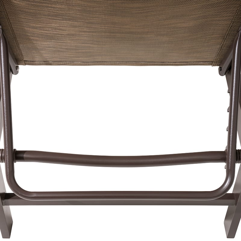Outdoor Aluminum Chaise Lounge Chairs and Side Table, Sun Lounger with Adjustable Backrest
