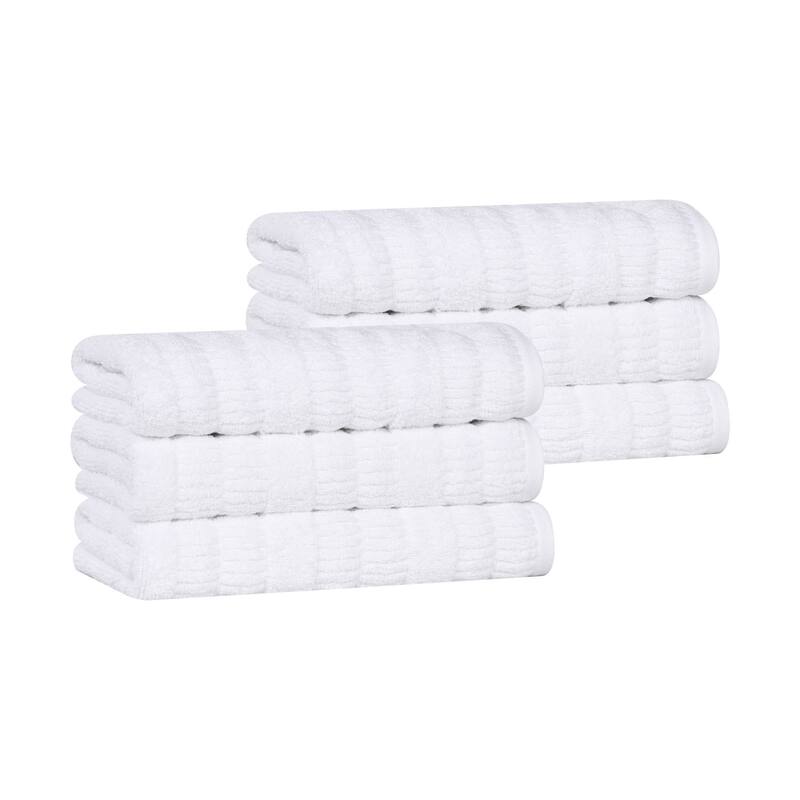 Superior Mika Smart Twist Viscose Cotton Blend Hand Towels, Set of 6